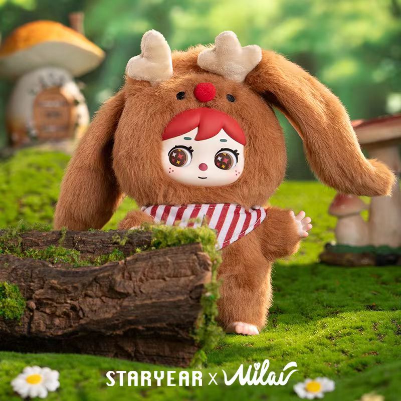 STARYEAR MILAI Forest Long-Ear Plush  Blind Box - 6PCs Random Collectible Figures Whole Set